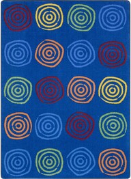 Joy Carpets Kid Essentials Simply Swirls Rainbow